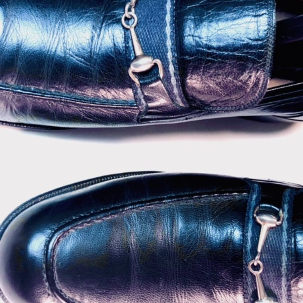 Bruno Magi Hand Numbered 4034 Midnight Blue Made in Italy 8 ½ M - Picture 5 of 7